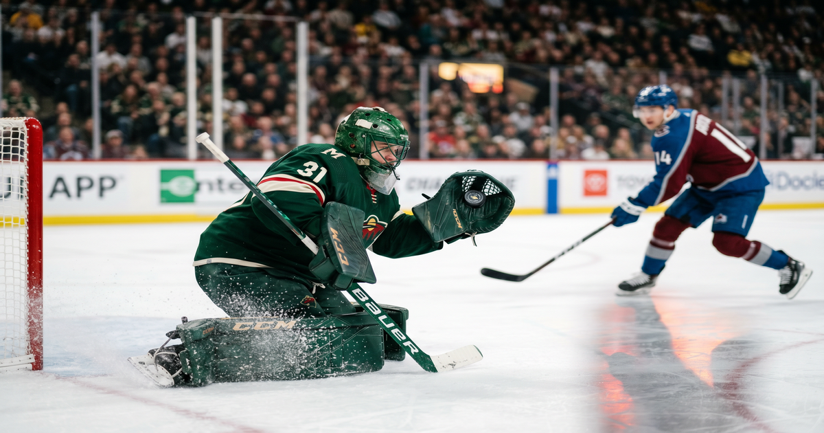 Wallstedt Stands Tall as Wild Kick Avalanche's Lunch In