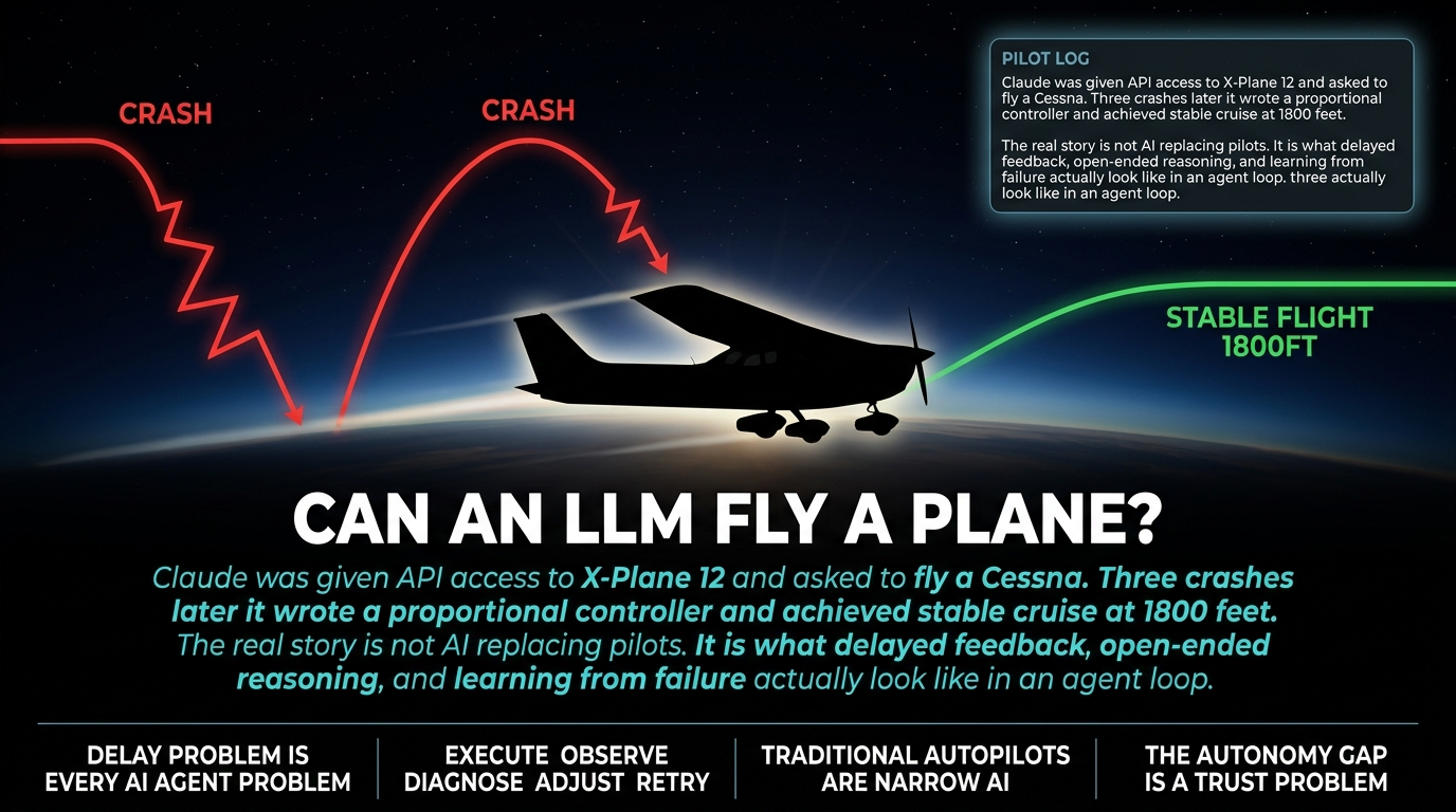 AI Tried to Fly a Plane and Crashed Three Times