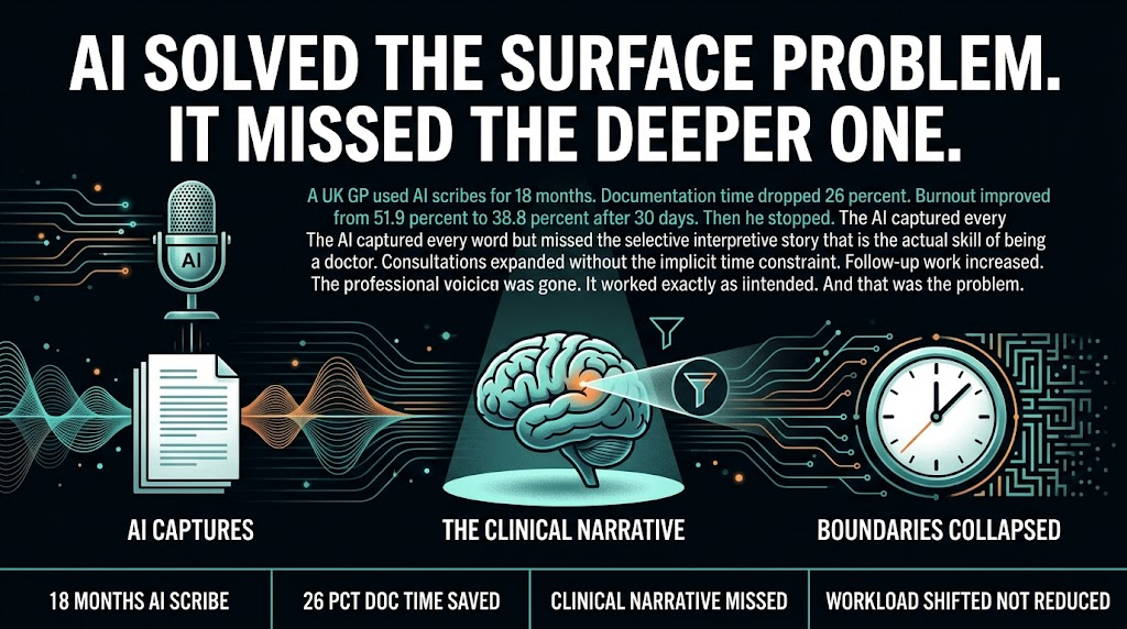 The Doctor Who Loved AI Scribes - And Why He Stopped