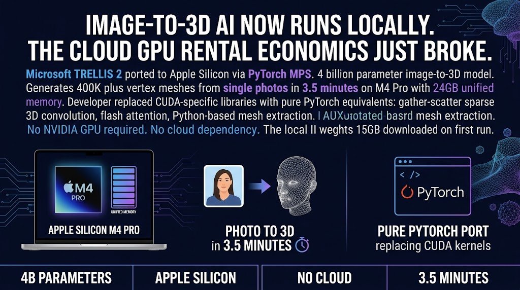 Your MacBook Can Now Generate 3D Models. Here's Why That Matters.