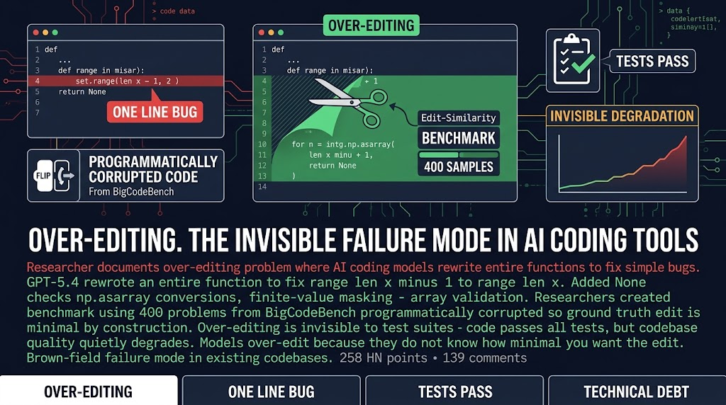AI Over-Edits Are Accumulating Codebase Debt