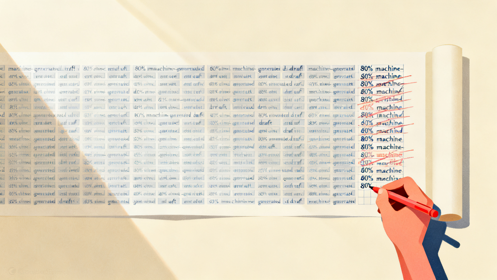 AI tools generate 80% drafts for small teams